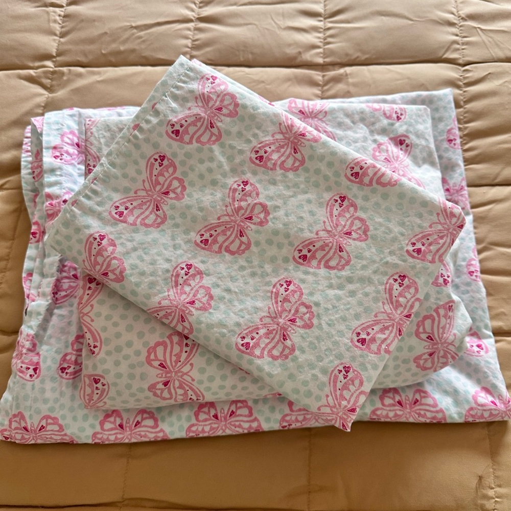 PotteryBarn Kids Twin sheet set & pillow case